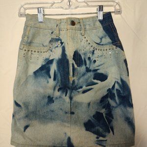 DENIM MINI SKIRT